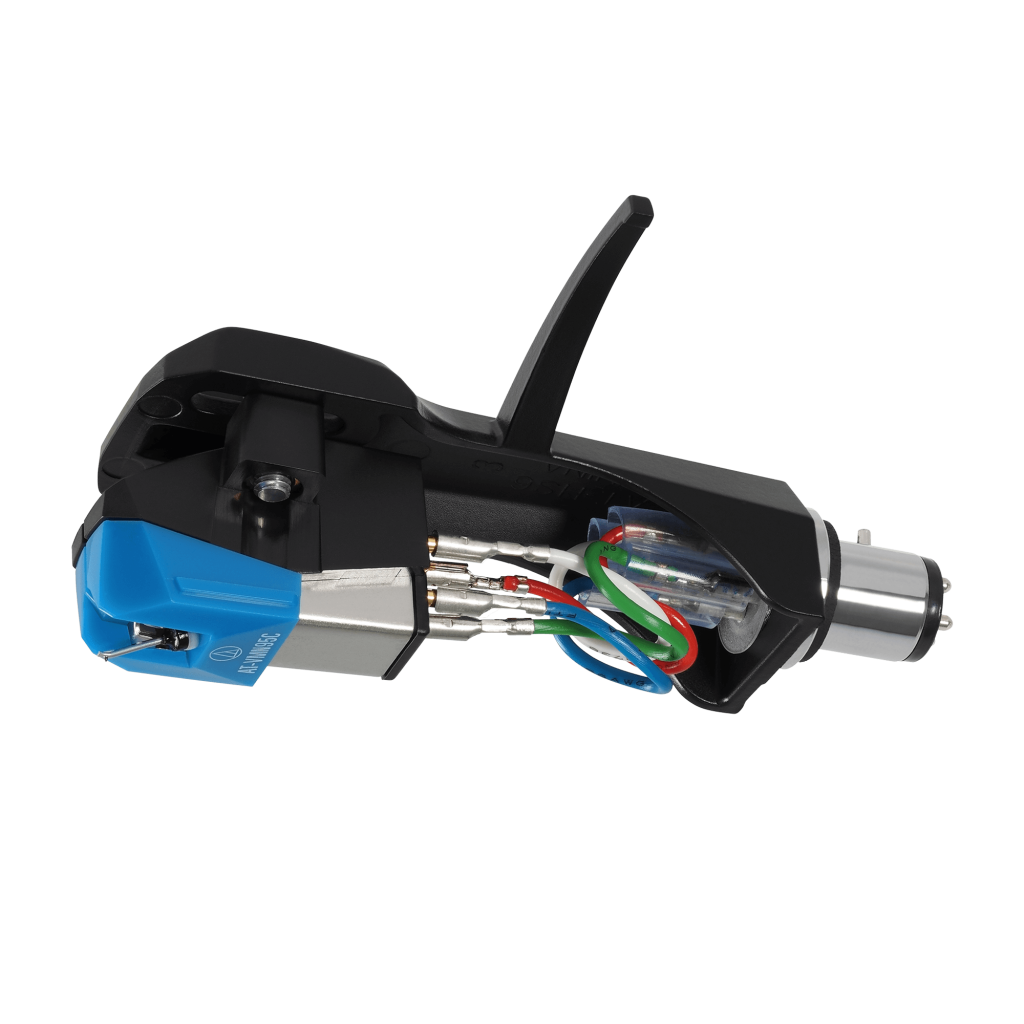 Audio Technica AT-VM95C/H VM95 sorozatú kúpos hegyű sztereó hangszedő HS6 headshellen